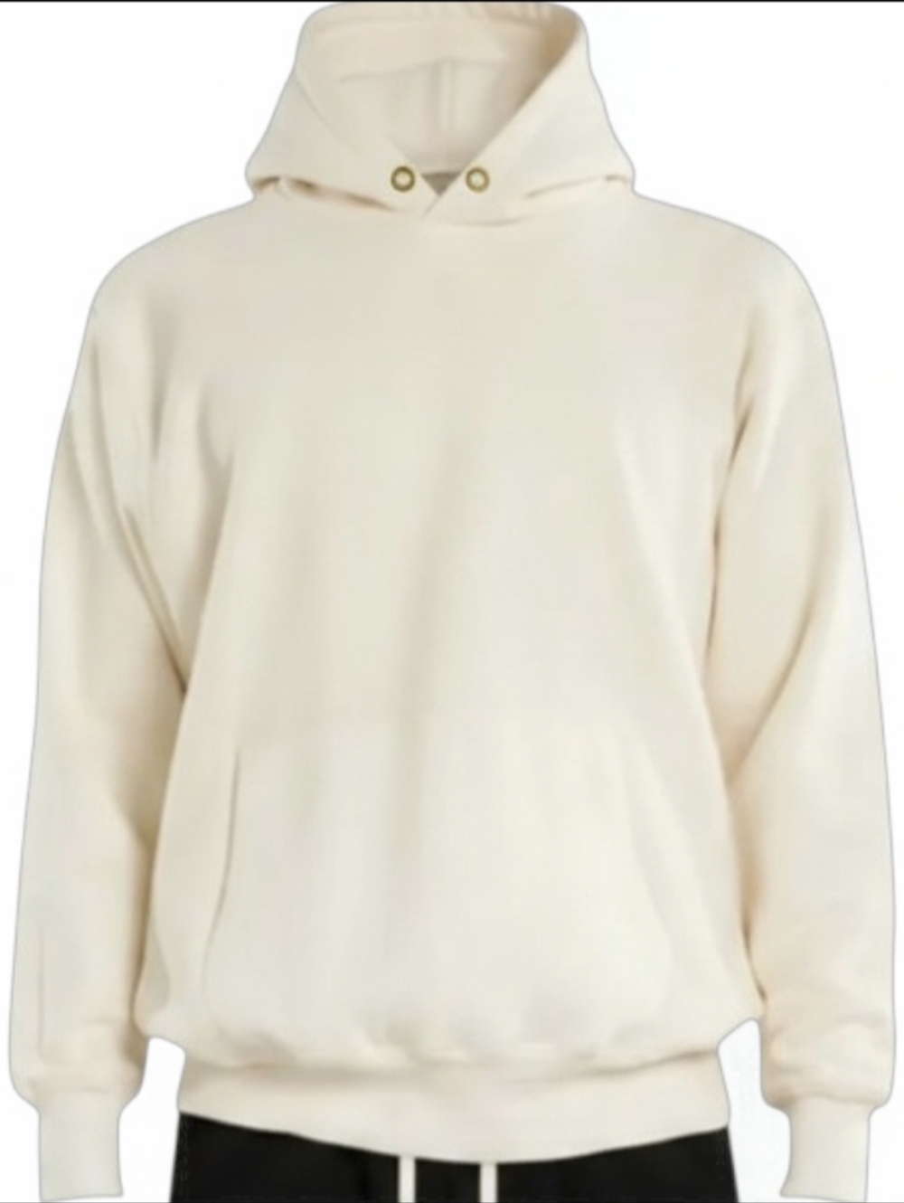 Les Tien Hoodie Cream Pullover Sweatshirt Size S NWOT $264 MSRP